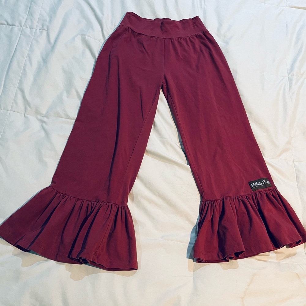 Matilda Jane Big Ruffle Pants size Small